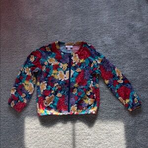 LuLaRoe Floral Kids Jacket